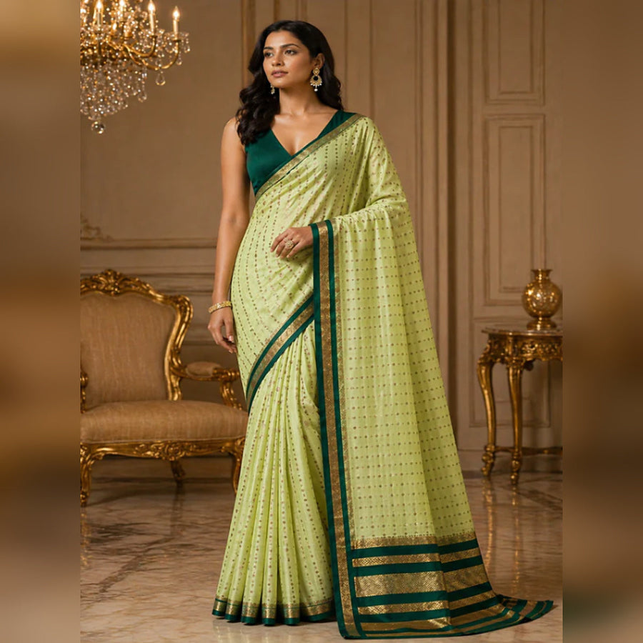 Designer Mysore Crepe Silk